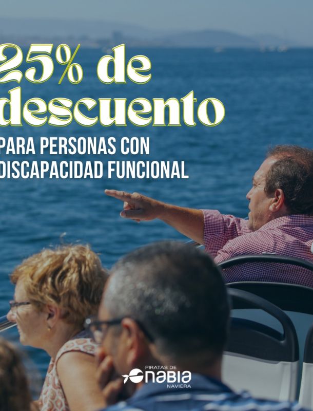 Descuentos del 25% para personas con diversidad funcional