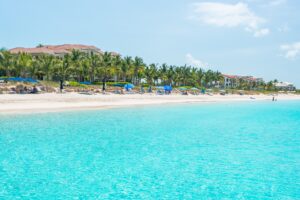 Grace Bay Beach, Providenciales, Turks and Caicos Islands.