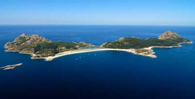 Playa de Rodas en Islas Cíes