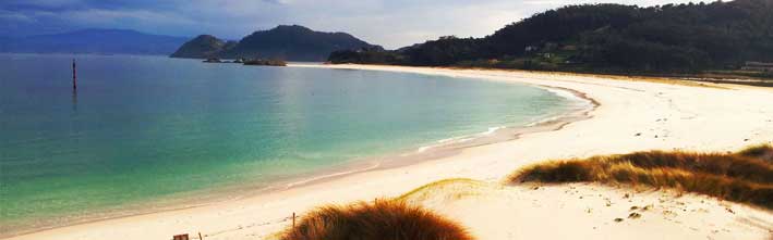 Bañarse en la Playa de Rodas en Islas Cíes