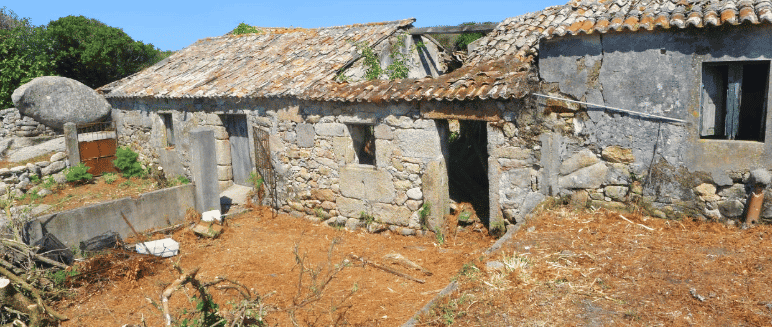 La antigua aldea de Sálvora