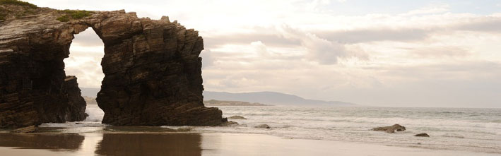 Praia de Las Catedrales em Ribadeo